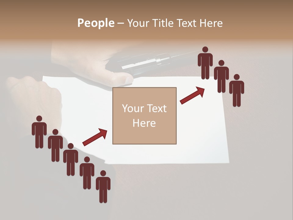 Table Sadness Collapse PowerPoint Template