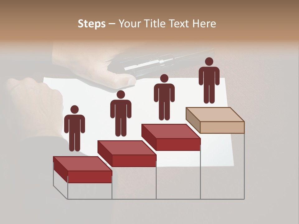 Table Sadness Collapse PowerPoint Template