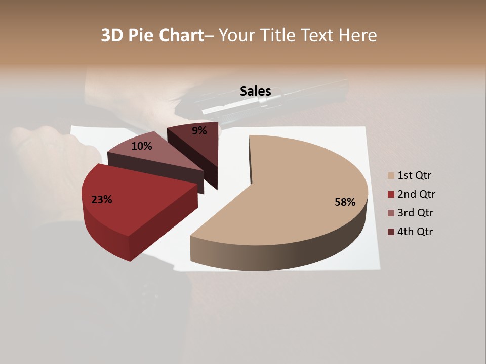 Table Sadness Collapse PowerPoint Template