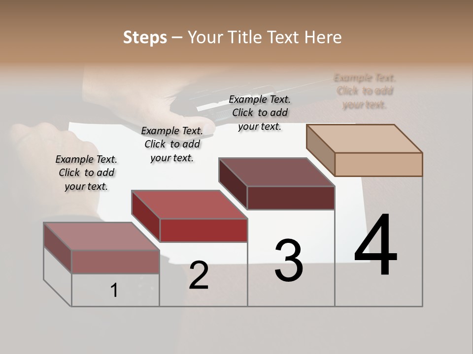 Table Sadness Collapse PowerPoint Template