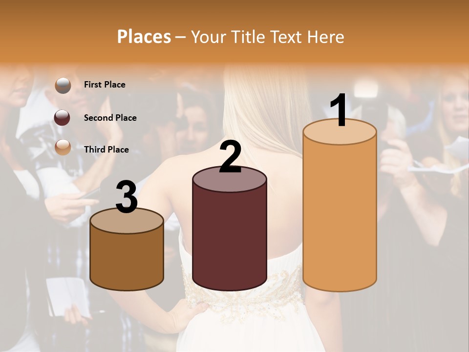 Formalwear Celeb Gorgeous PowerPoint Template