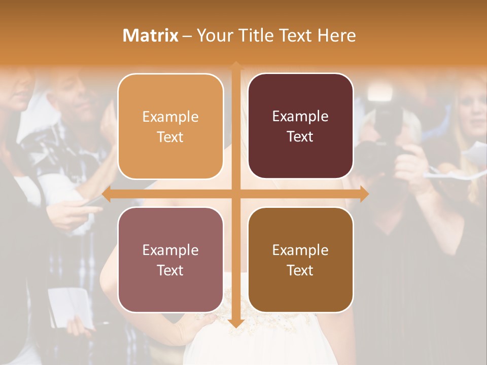 Formalwear Celeb Gorgeous PowerPoint Template