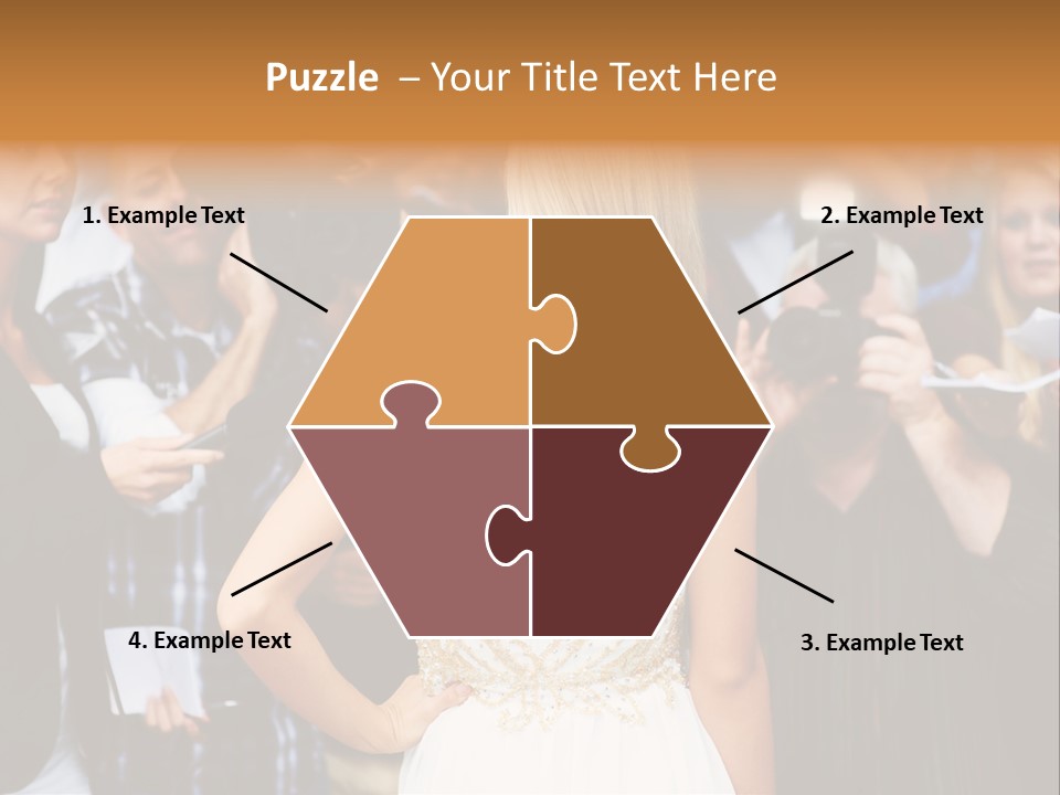 Formalwear Celeb Gorgeous PowerPoint Template