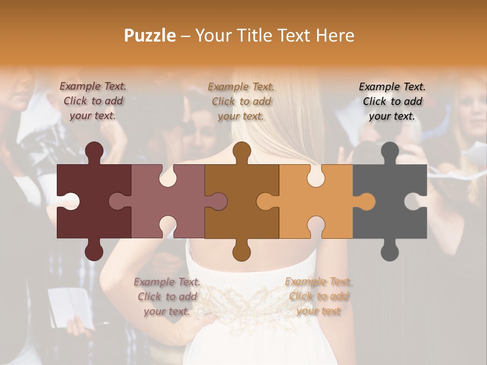 Formalwear Celeb Gorgeous PowerPoint Template