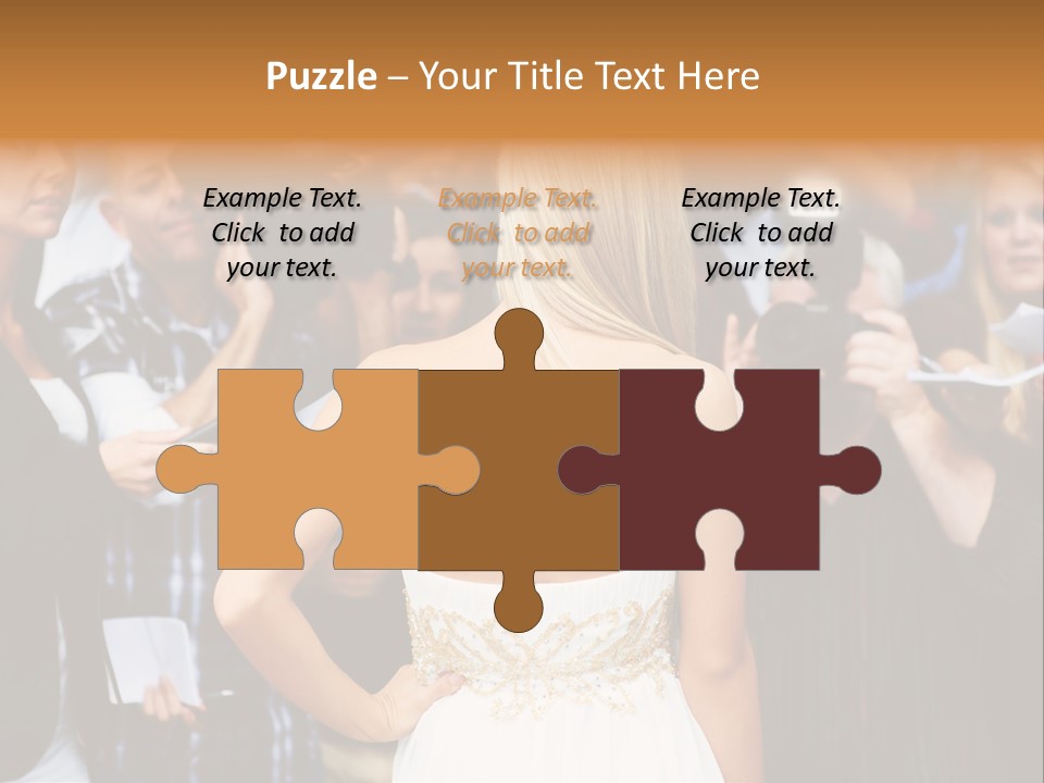 Formalwear Celeb Gorgeous PowerPoint Template