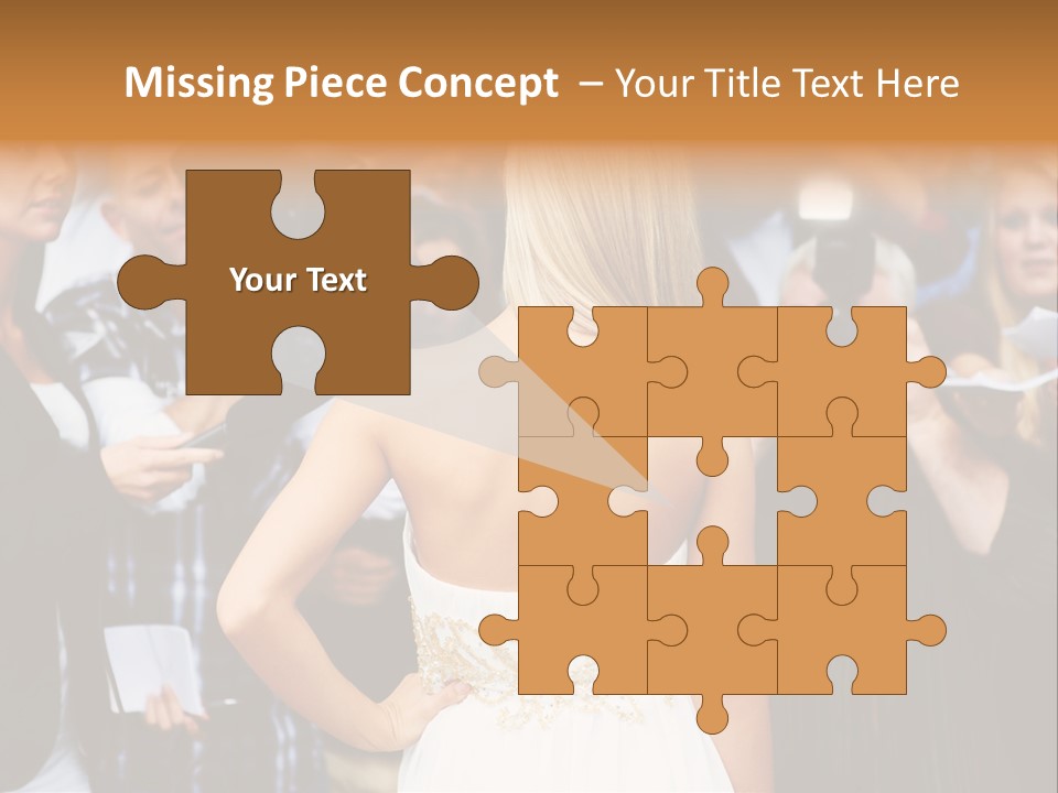 Formalwear Celeb Gorgeous PowerPoint Template