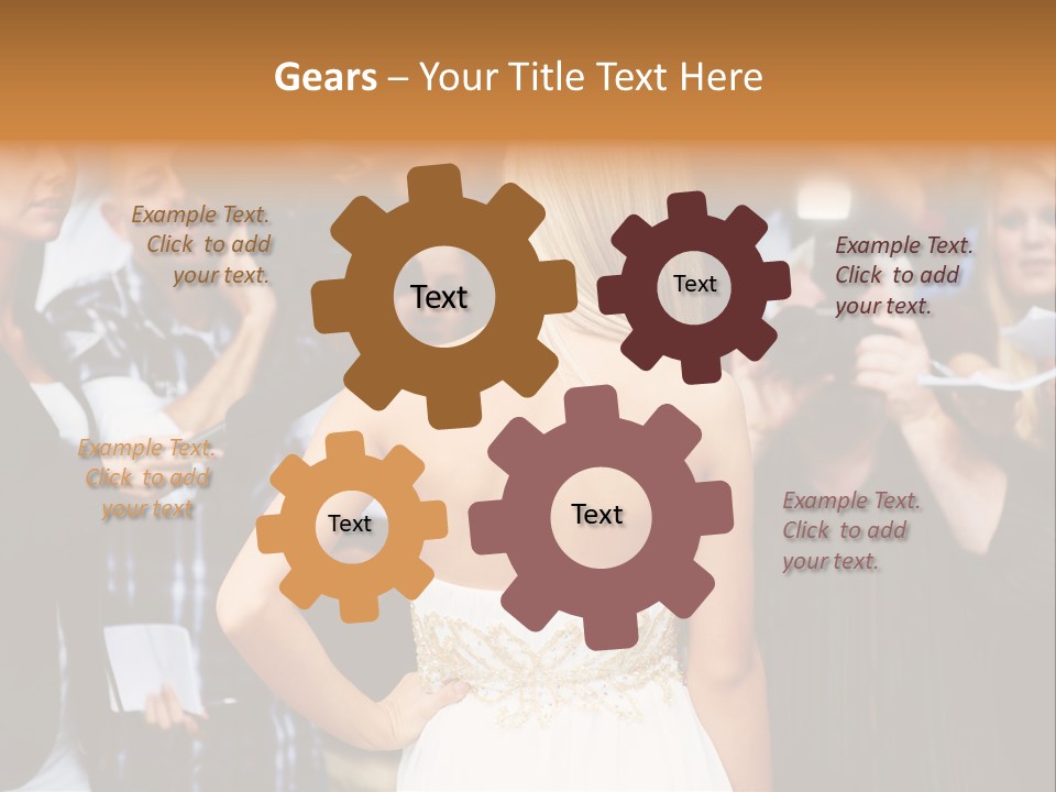 Formalwear Celeb Gorgeous PowerPoint Template