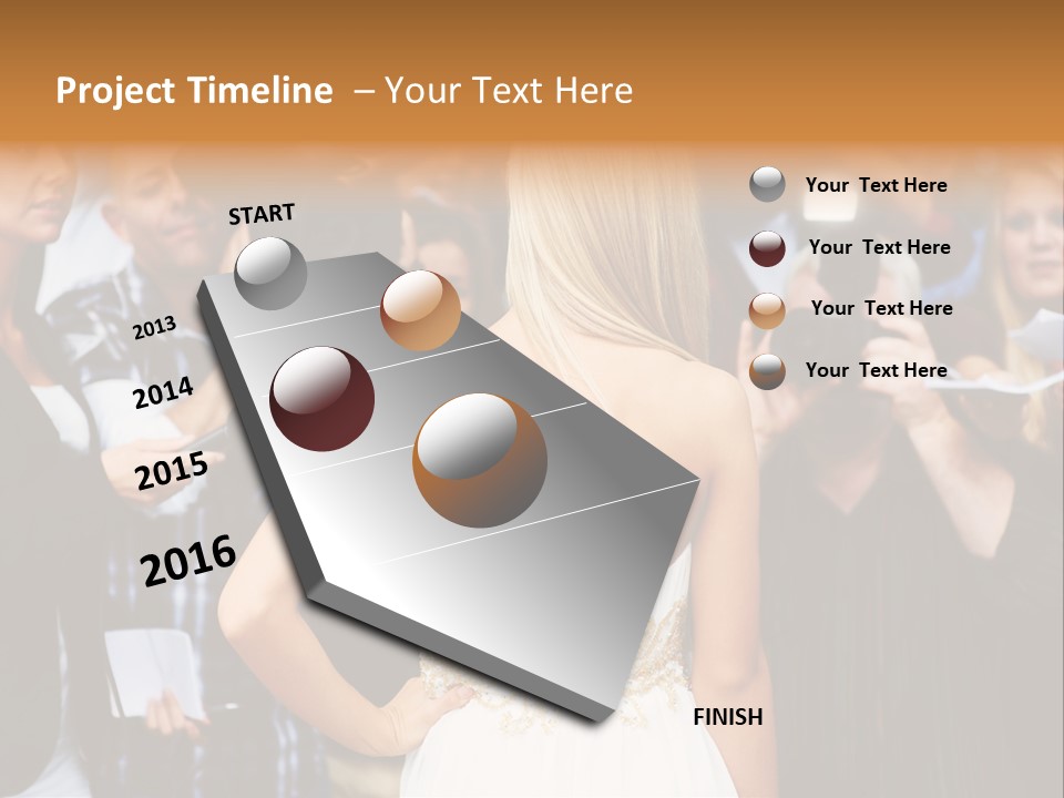 Formalwear Celeb Gorgeous PowerPoint Template