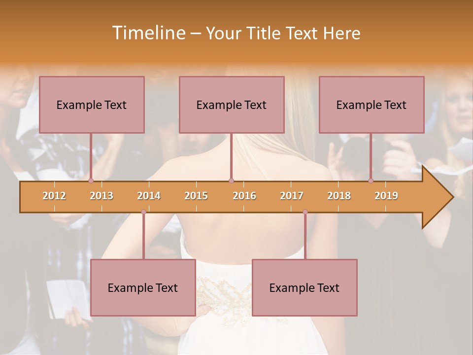 Formalwear Celeb Gorgeous PowerPoint Template