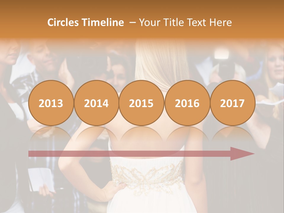 Formalwear Celeb Gorgeous PowerPoint Template