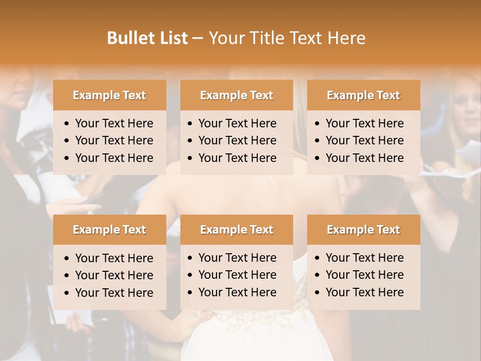 Formalwear Celeb Gorgeous PowerPoint Template