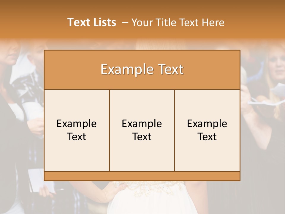 Formalwear Celeb Gorgeous PowerPoint Template