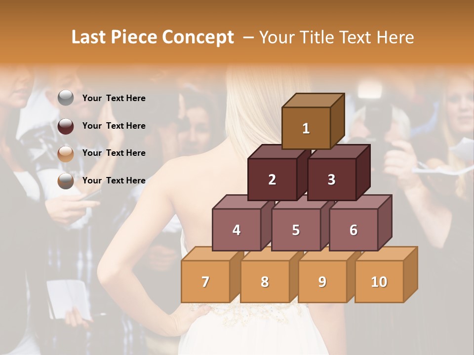 Formalwear Celeb Gorgeous PowerPoint Template