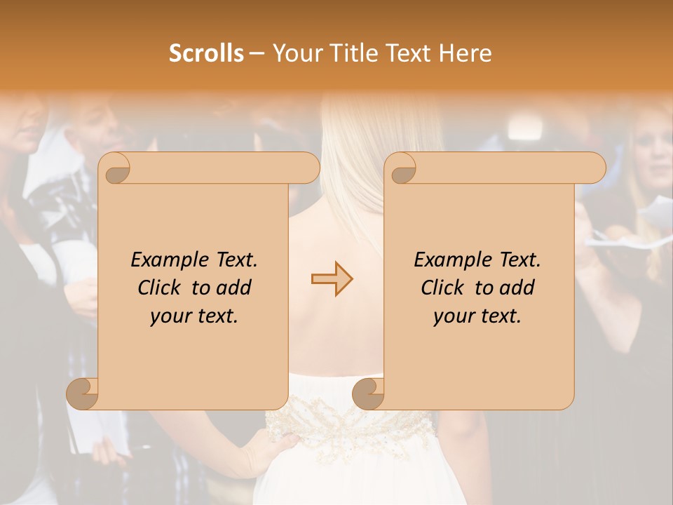 Formalwear Celeb Gorgeous PowerPoint Template