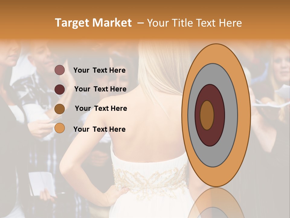 Formalwear Celeb Gorgeous PowerPoint Template