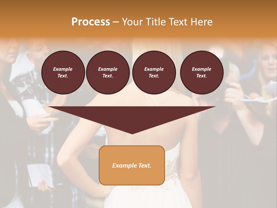 Formalwear Celeb Gorgeous PowerPoint Template