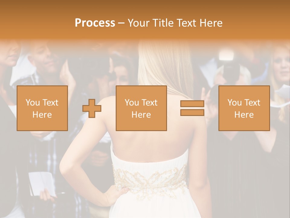 Formalwear Celeb Gorgeous PowerPoint Template
