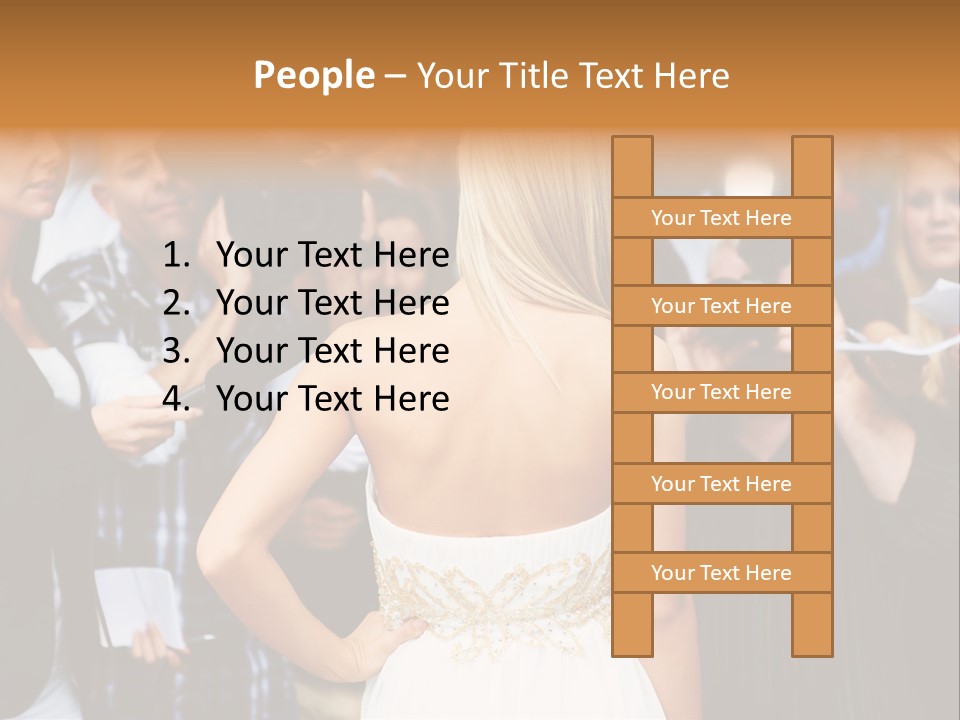 Formalwear Celeb Gorgeous PowerPoint Template