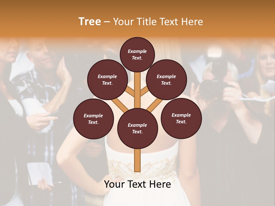 Formalwear Celeb Gorgeous PowerPoint Template