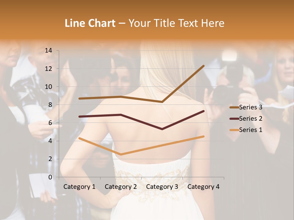 Formalwear Celeb Gorgeous PowerPoint Template