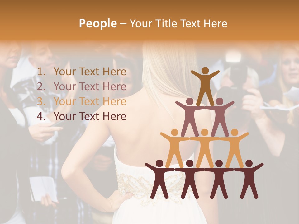 Formalwear Celeb Gorgeous PowerPoint Template