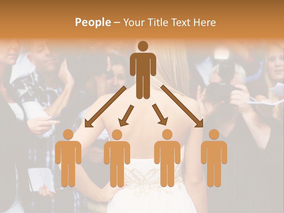 Formalwear Celeb Gorgeous PowerPoint Template