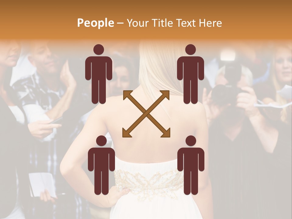 Formalwear Celeb Gorgeous PowerPoint Template