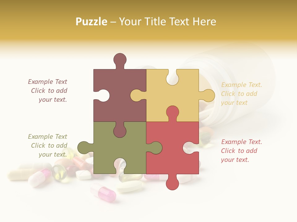 Pharmacology Medicament Closeup PowerPoint Template