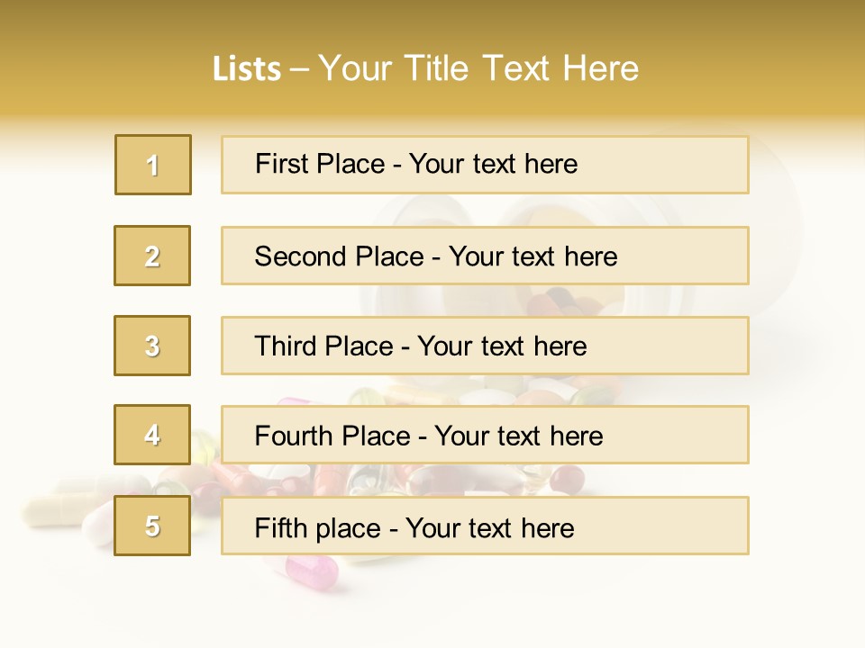 Pharmacology Medicament Closeup PowerPoint Template