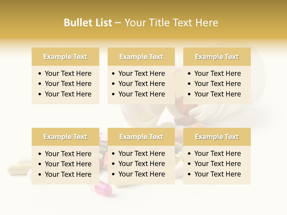 Pharmacology Medicament Closeup PowerPoint Template