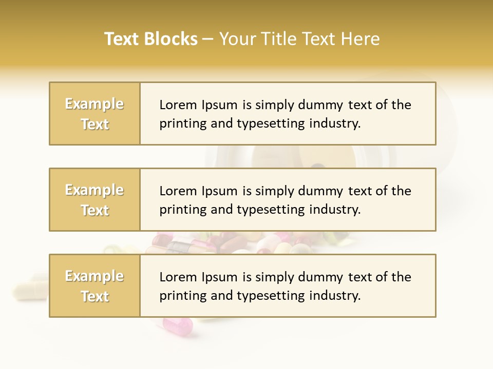 Pharmacology Medicament Closeup PowerPoint Template