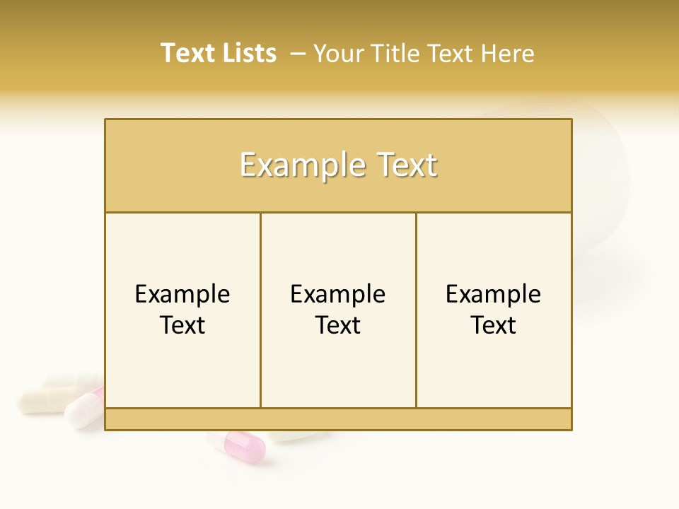 Pharmacology Medicament Closeup PowerPoint Template