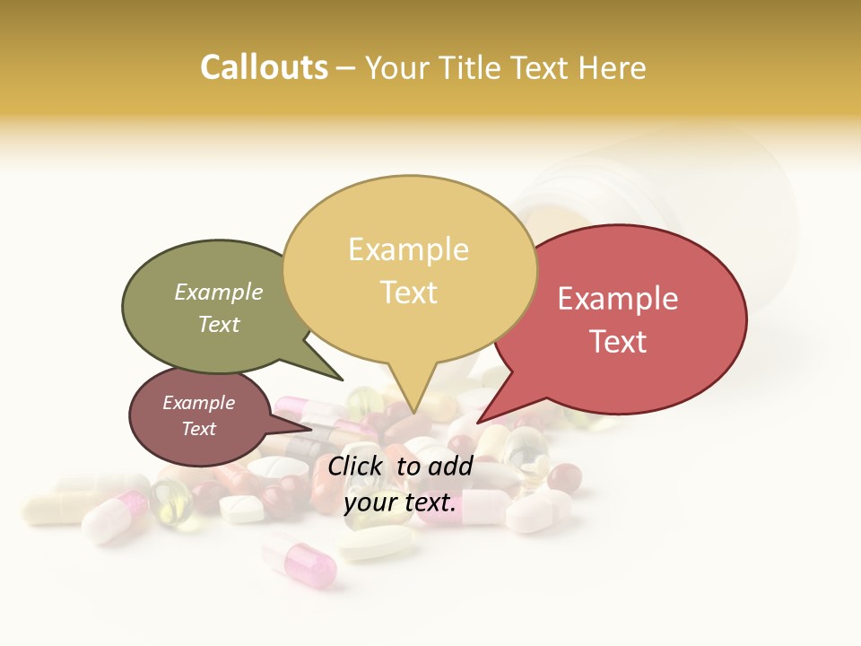 Pharmacology Medicament Closeup PowerPoint Template