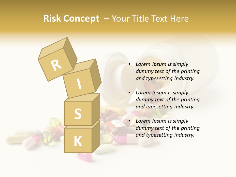 Pharmacology Medicament Closeup PowerPoint Template