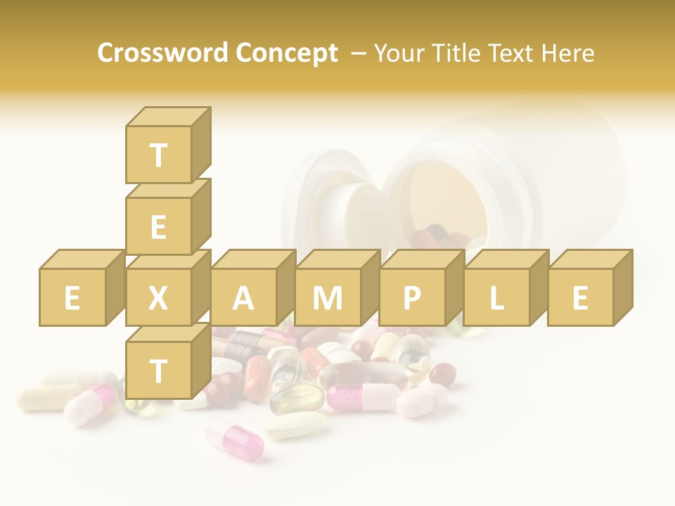 Pharmacology Medicament Closeup PowerPoint Template