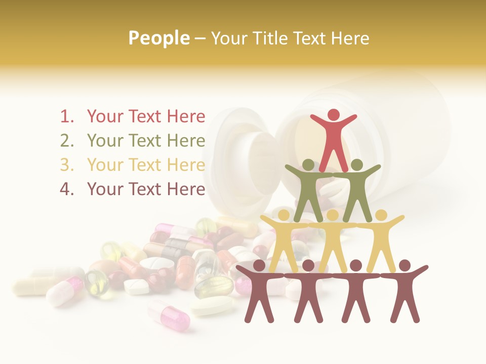 Pharmacology Medicament Closeup PowerPoint Template