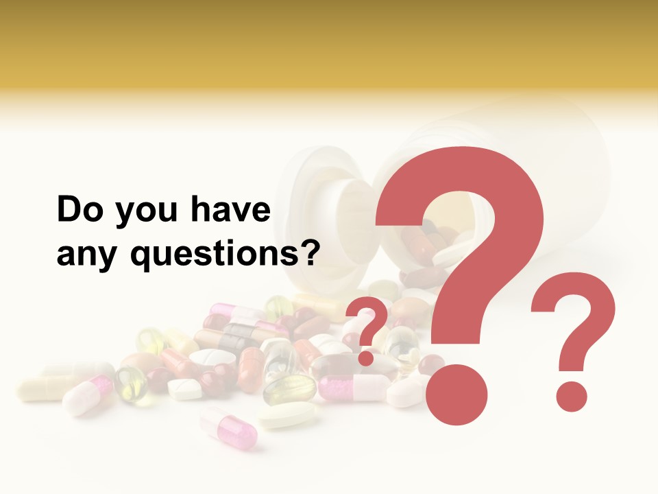 Pharmacology Medicament Closeup PowerPoint Template