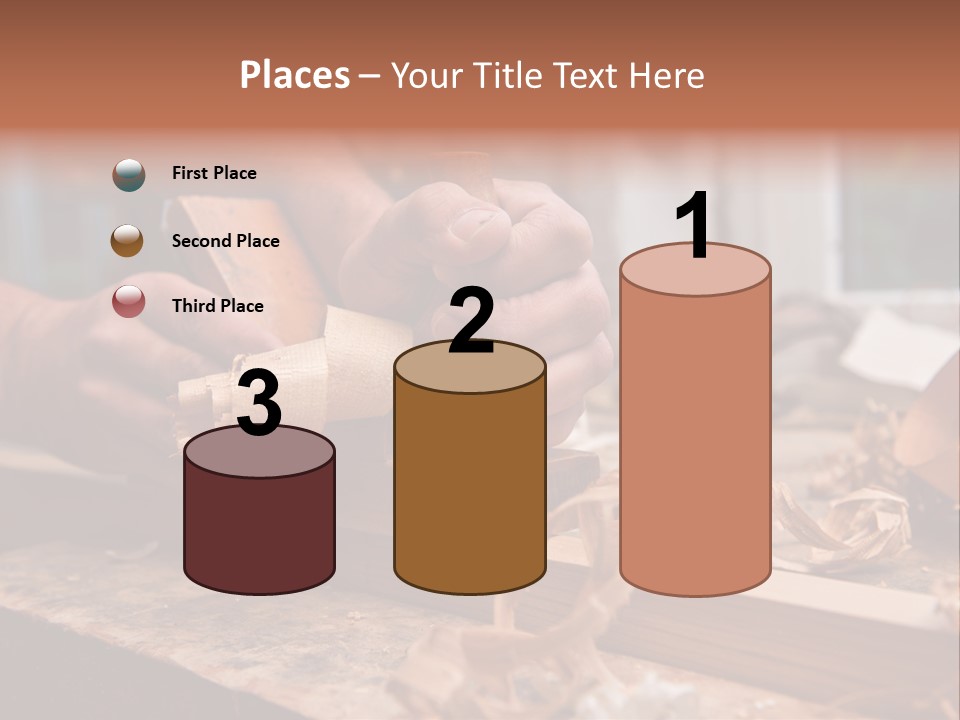 Stride Woodchips Craft PowerPoint Template