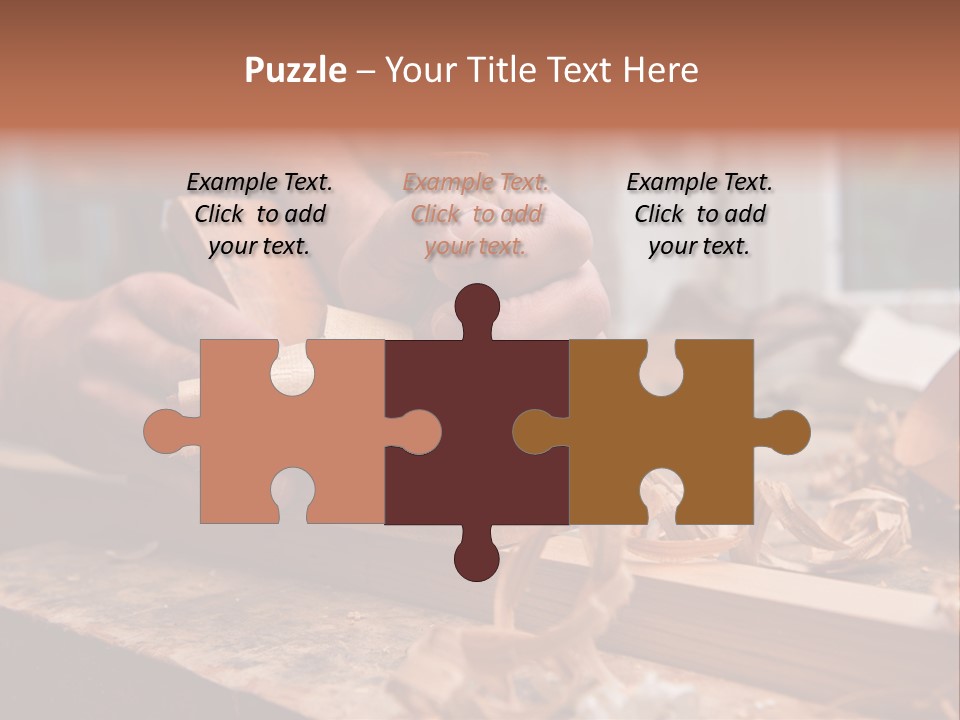 Stride Woodchips Craft PowerPoint Template