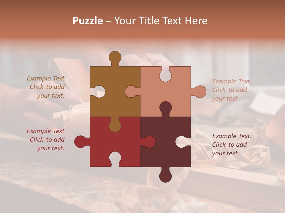 Stride Woodchips Craft PowerPoint Template