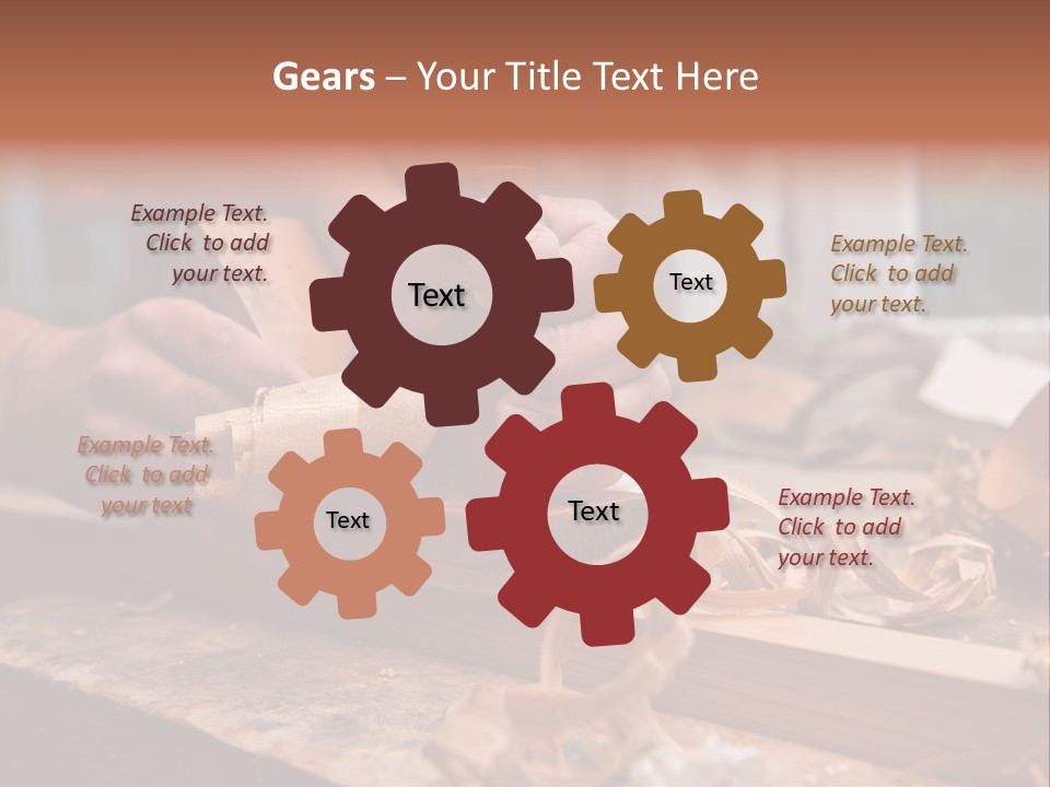 Stride Woodchips Craft PowerPoint Template