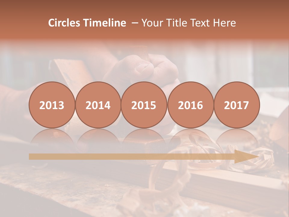 Stride Woodchips Craft PowerPoint Template