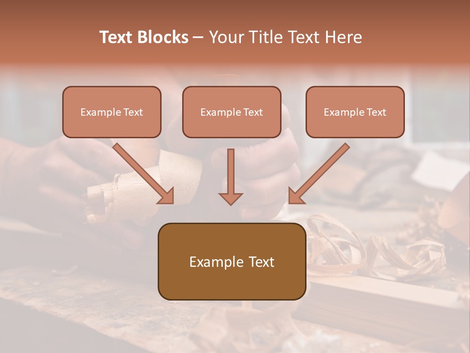 Stride Woodchips Craft PowerPoint Template