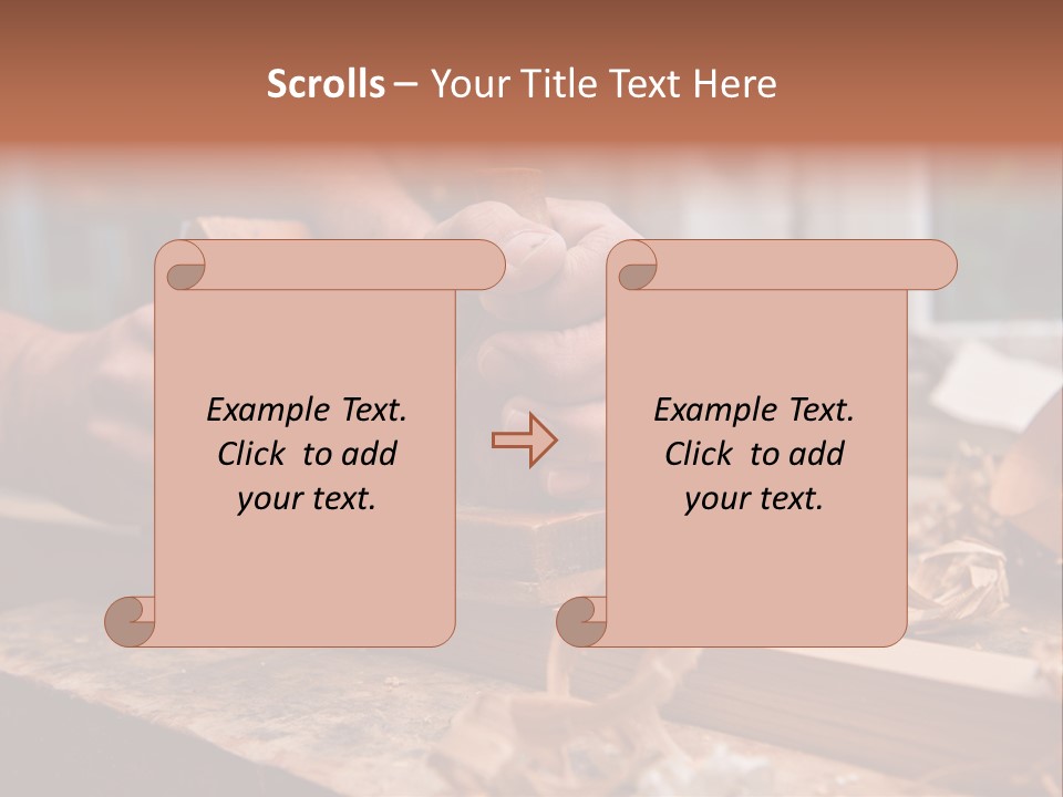 Stride Woodchips Craft PowerPoint Template