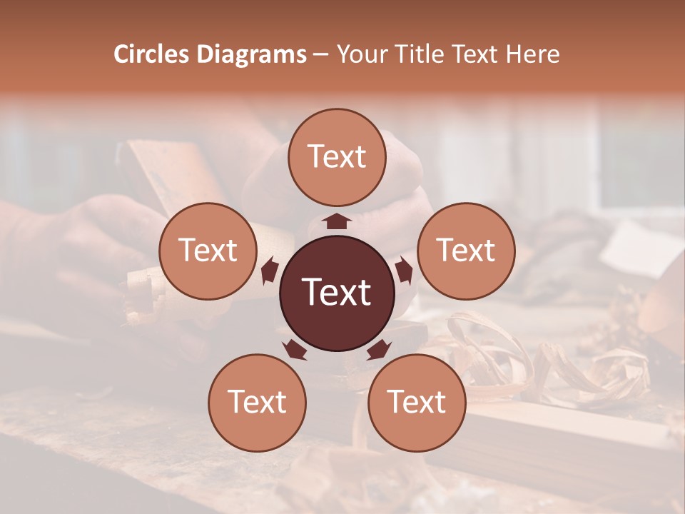 Stride Woodchips Craft PowerPoint Template