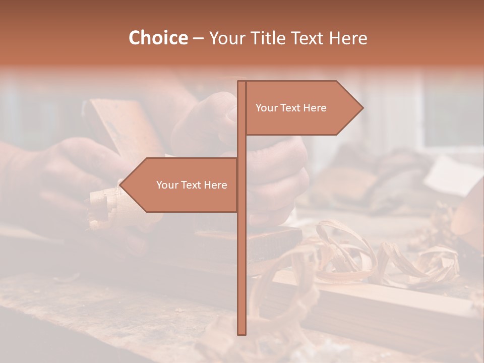 Stride Woodchips Craft PowerPoint Template