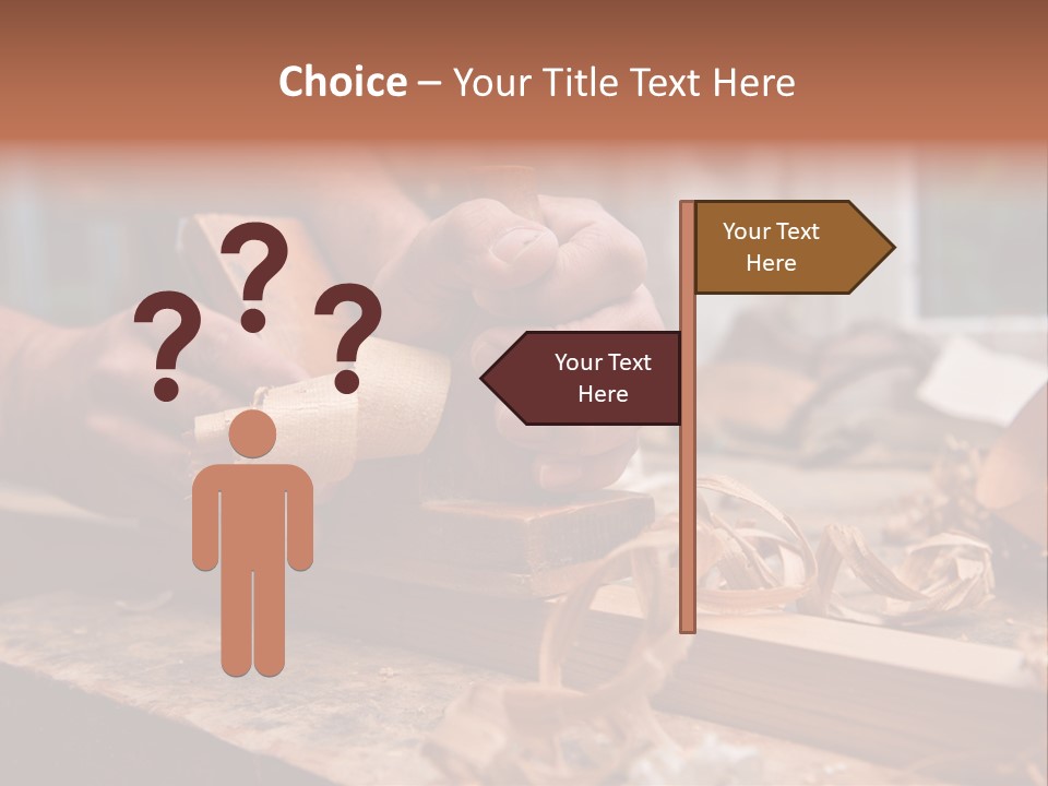 Stride Woodchips Craft PowerPoint Template