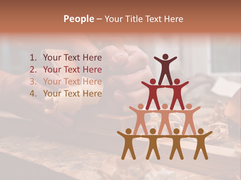 Stride Woodchips Craft PowerPoint Template