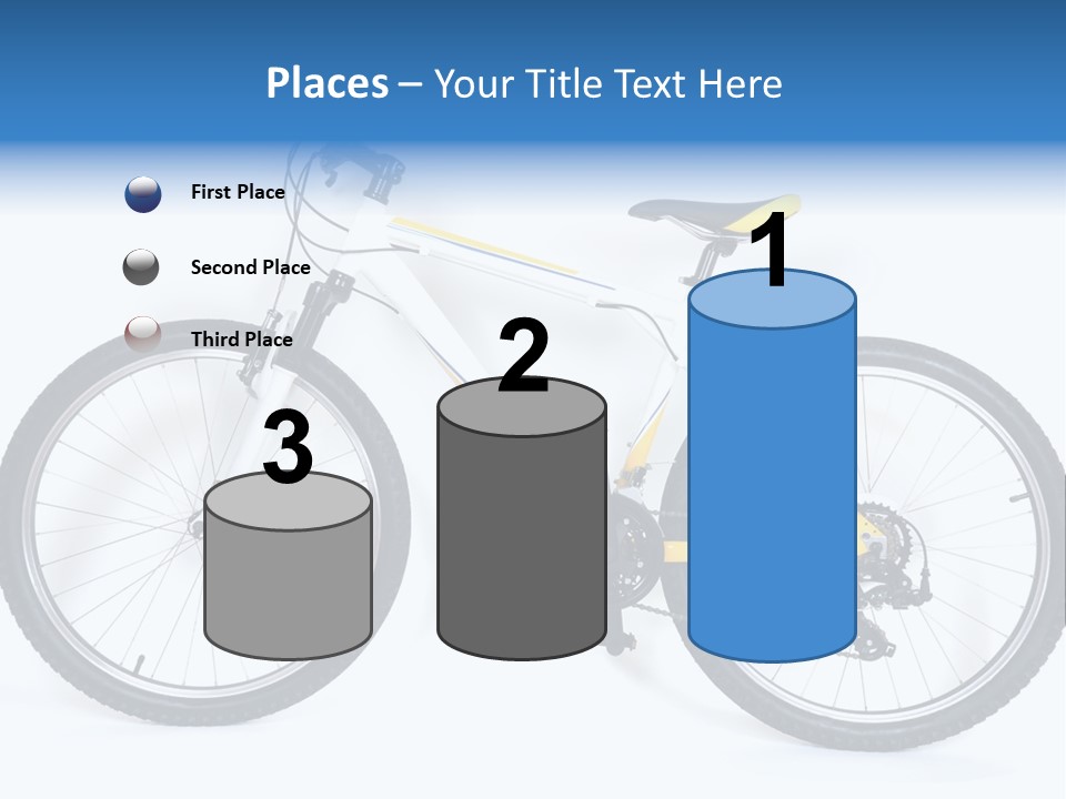 Bicycle Wheel Gear PowerPoint Template