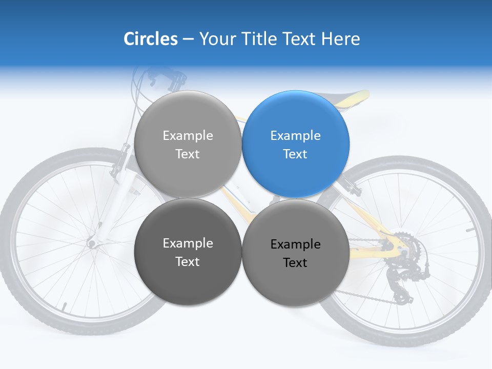 Bicycle Wheel Gear PowerPoint Template